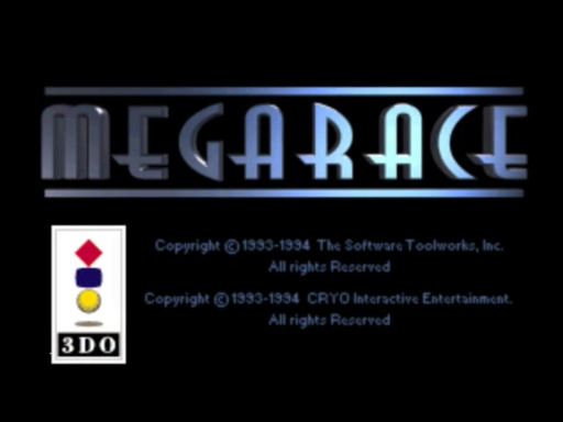 Megarace title screen for 3DO